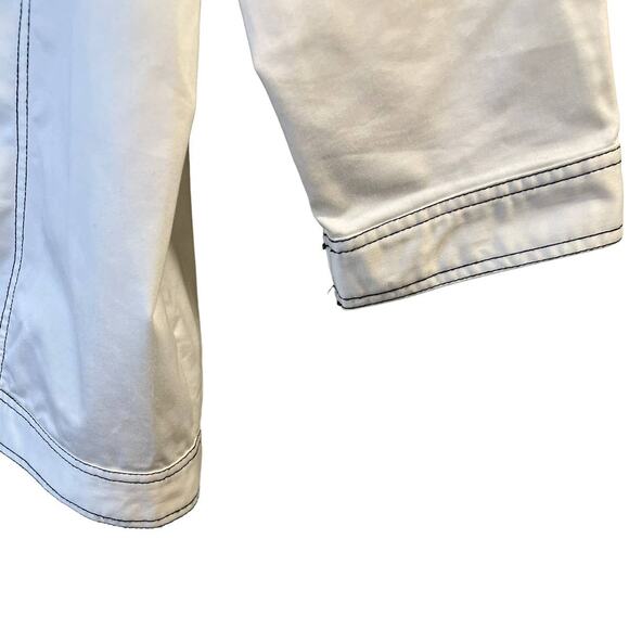 Alfred Dunner, White Open Front Jacket, Butterfly, 14 - Picture 6 of 11